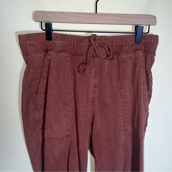 ANTHROPOLOGIE Cloth & Stone rust drawstring jogger M - Picture 4 of 4
